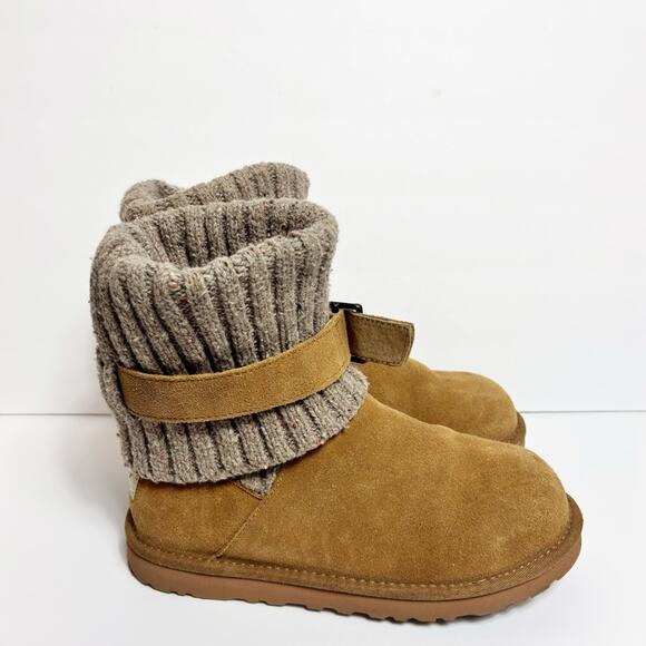 UGG CAMBRIDGE BROWN WINTER BOOTS WOMEN SIZE USA 7 - Picture 3 of 8